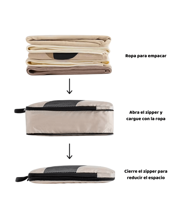 Organizador de maleta 6 pcs
