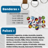 Banderas para llavero viajero – colecciona tus destinos favoritos