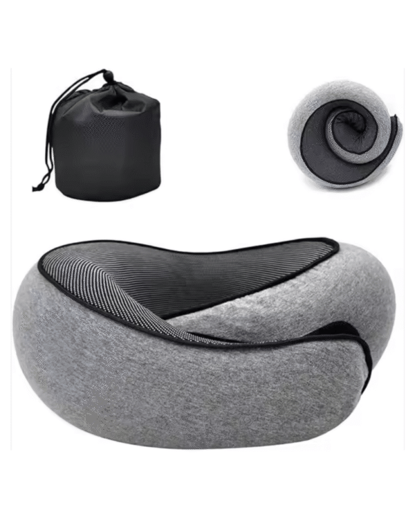 almohada de viaje ergonómica para avión