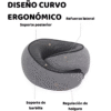 Almohada de viaje ergonómica – comodidad total en avión, bus o tren