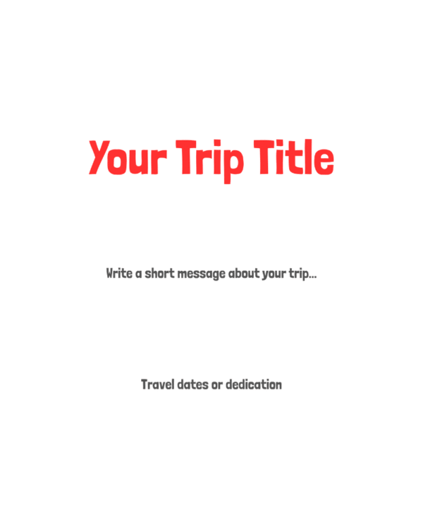 Photobook de Viajes Personalizable 8x8 – Álbum de Recuerdos de Viaje Único